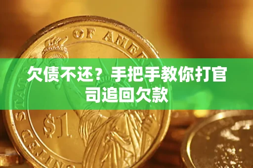 武汉欠债不还？手把手教你打官司追回欠款