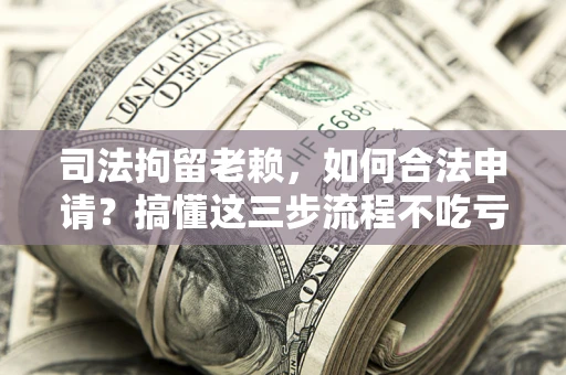 武汉司法拘留老赖，如何合法申请？搞懂这三步流程不吃亏！