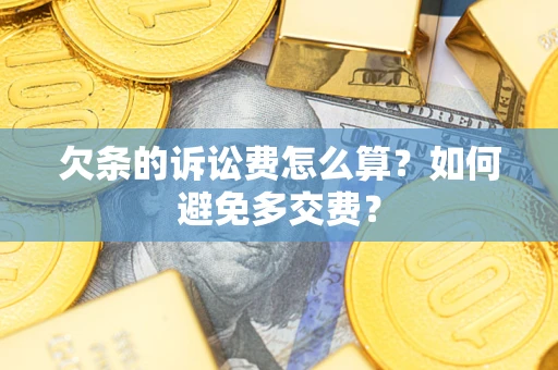 武汉欠条的诉讼费怎么算？如何避免多交费？