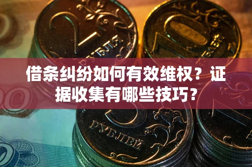 武汉借条纠纷如何有效维权？证据收集有哪些技巧？