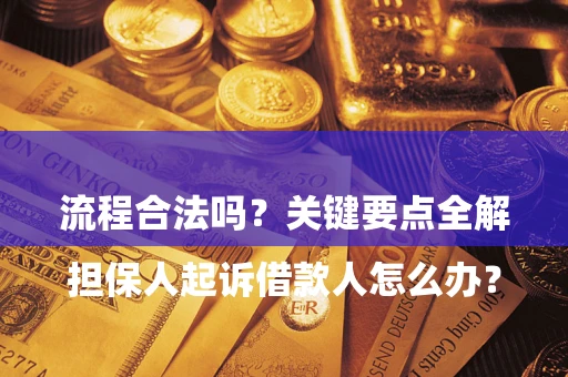 武汉

担保人起诉借款人怎么办？流程合法吗？关键要点全解析