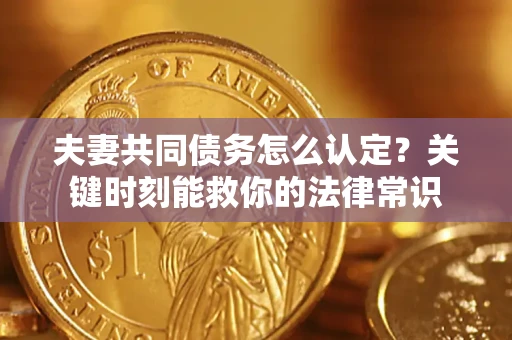 武汉夫妻共同债务怎么认定？关键时刻能救你的法律常识