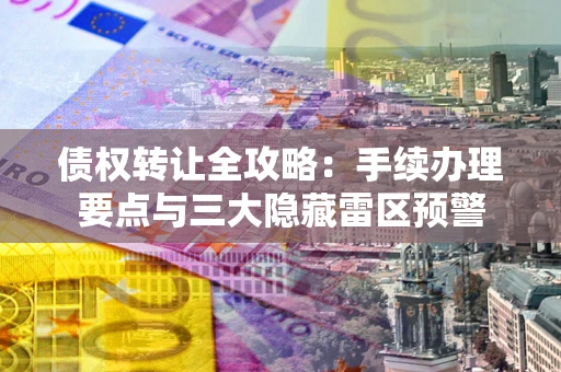 武汉债权转让全攻略：手续办理要点与三大隐藏雷区预警