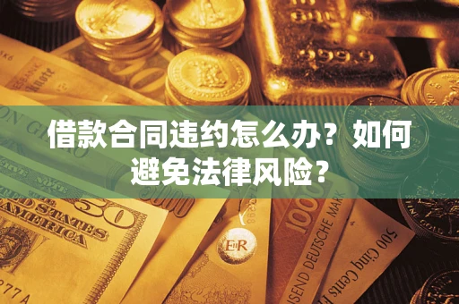 武汉借款合同违约怎么办？如何避免法律风险？