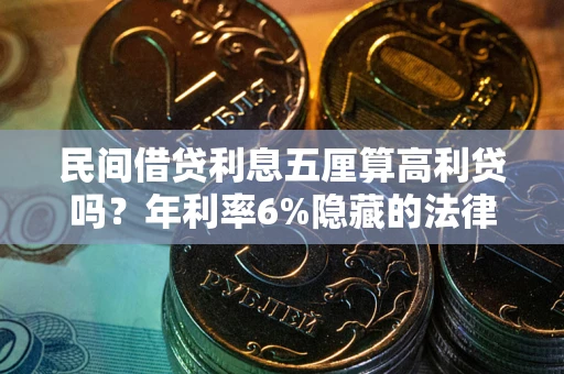 武汉民间借贷利息五厘算高利贷吗？年利率6%隐藏的法律风险全解析