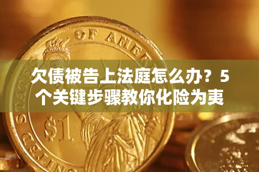 武汉欠债被告上法庭怎么办？5个关键步骤教你化险为夷