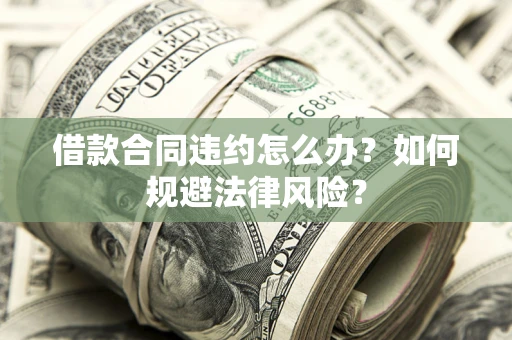 武汉借款合同违约怎么办？如何规避法律风险？