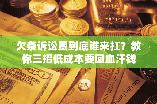 武汉欠条诉讼费到底谁来扛？教你三招低成本要回血汗钱